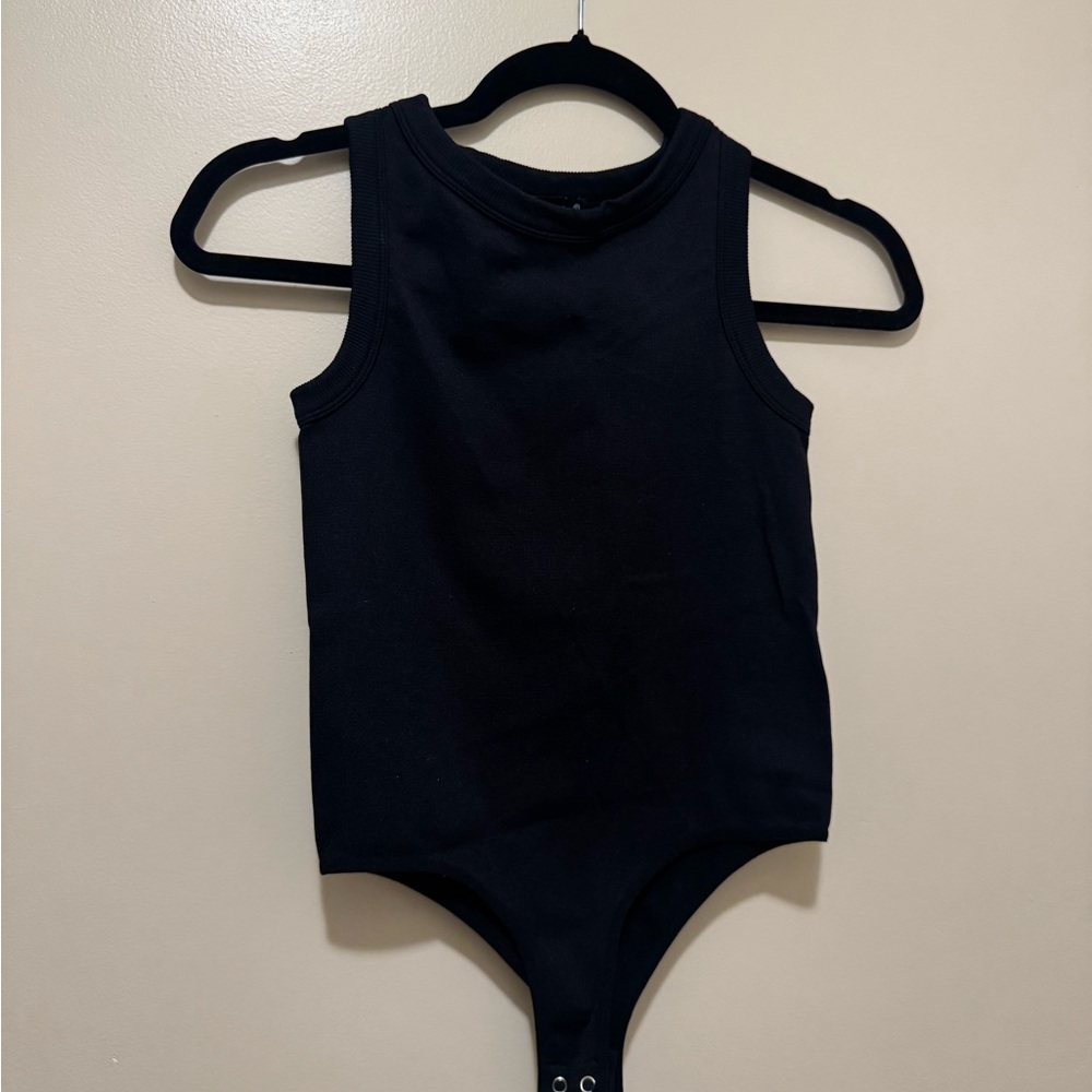 Charlotte Russe Black Bodysuit One Piece
